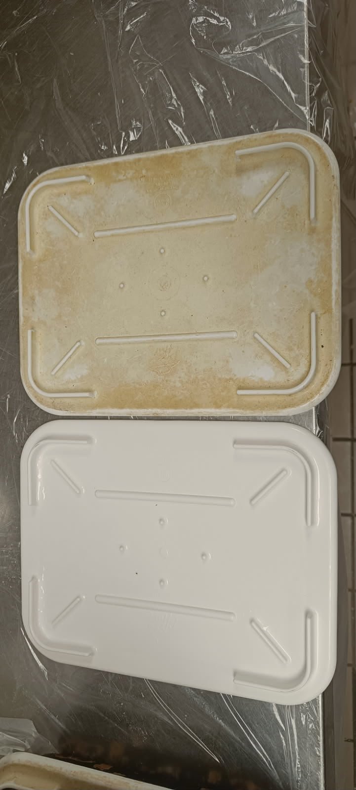 Real commercial cleaning before and after result 1