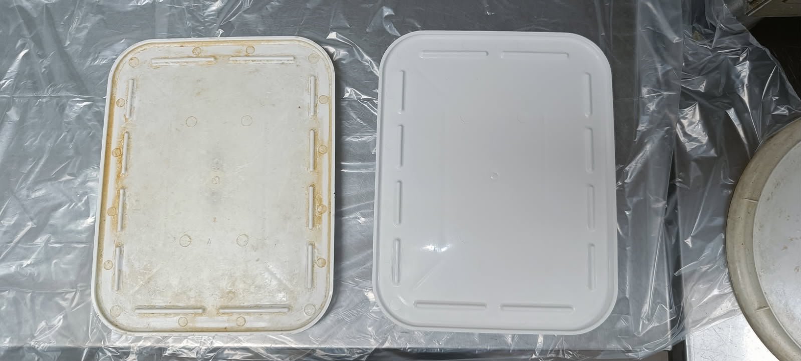 Real commercial cleaning before and after result 6